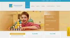 Desktop Screenshot of fondation-sonnenhof.org
